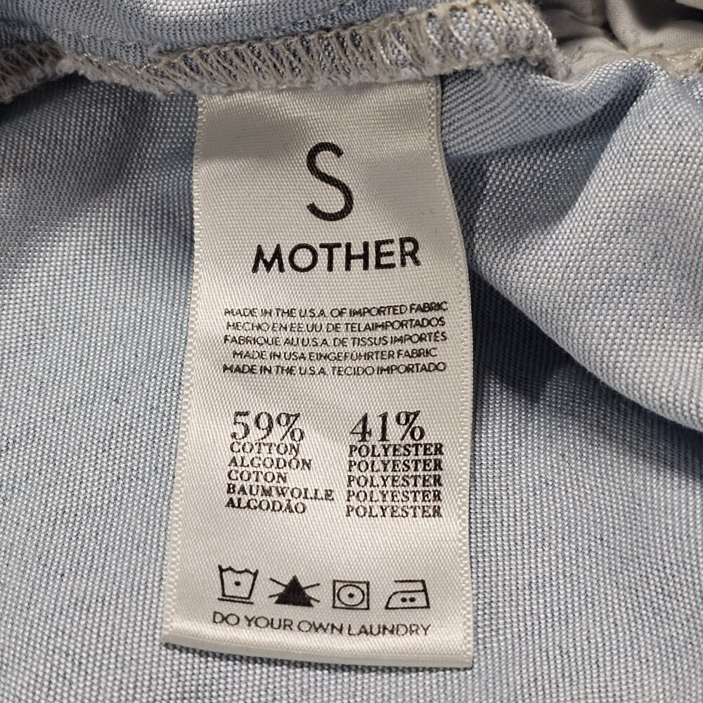 MOTHER Crop The Jumpsuit Sleeveless Light Blue Women Size S - Picture 5 of 16